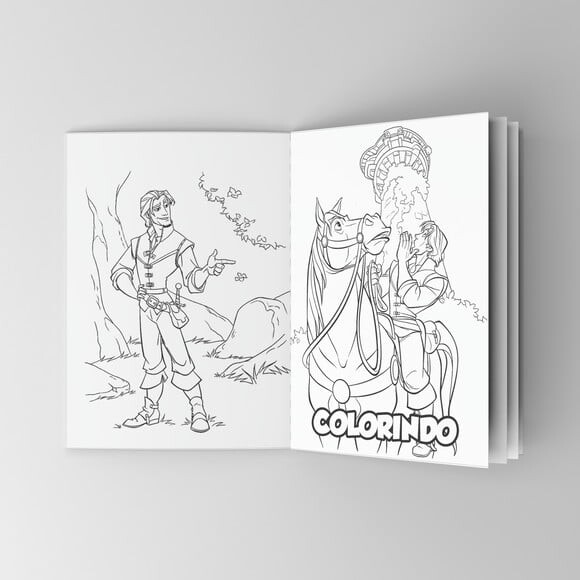 Livro de Colorir  Principes 14x10 | Lembrancinha Festa Infantil