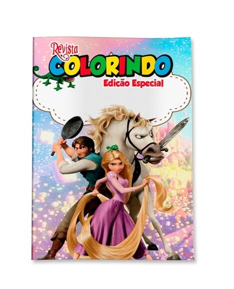 Livro de Colorir  Rapunzel Enrolados 14x10 | Lembrancinha Festa I