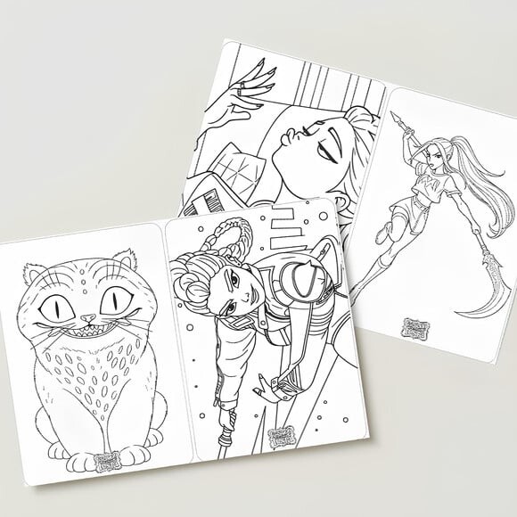 Livro de Colorir Guerreiras do Kpop Personalizada 15x21 | Lembran