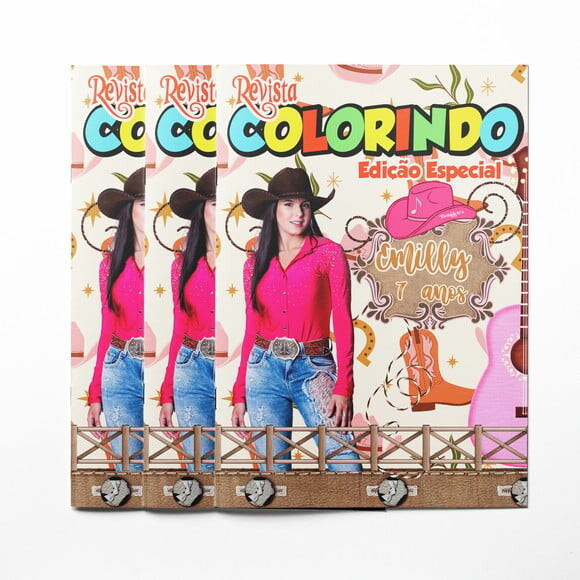 Livro de Colorir Ana Castela Tam G 15x21 cm | Lembrancinha Festa 