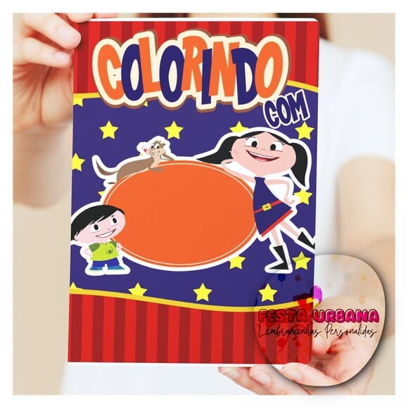 Livro de Colorir O Show Da Luna Tam G 15x21 Cm | Lembrancinha Fes