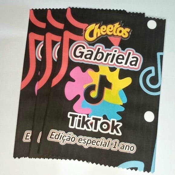 Saquinho para Salgadinho Personalizado Patrulha Canina Personaliz