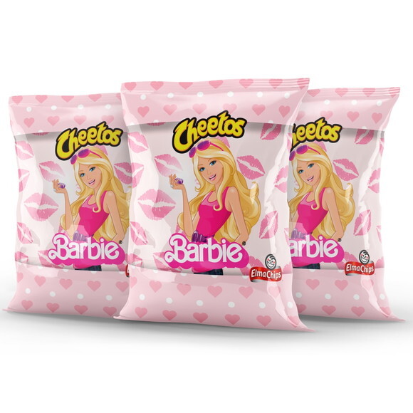 Salgadinho Personalizado Barbie | Cheetos ou Fandangos