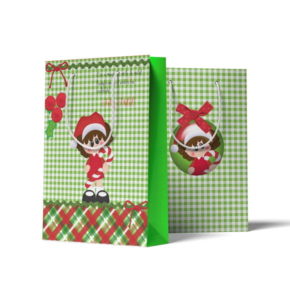 Sacolinha Personalizada G Natal | Lembrancinha Festa Infantil