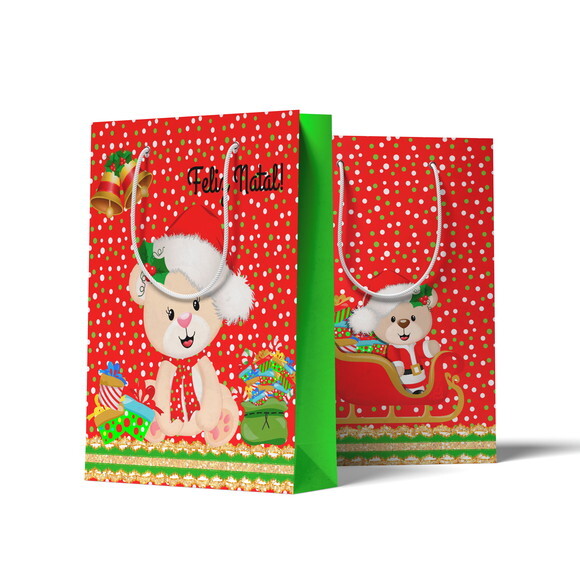 Sacolinha Personalizada G Natal | Lembrancinha Festa Infantil