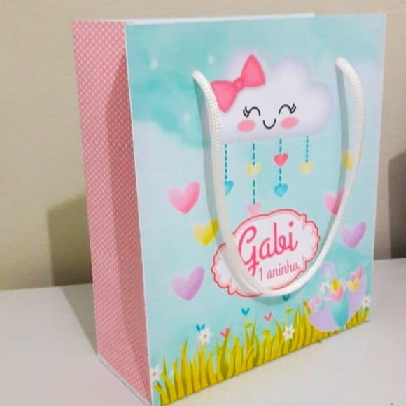 Sacolinha Personalizada G Natal | Lembrancinha Festa Infantil