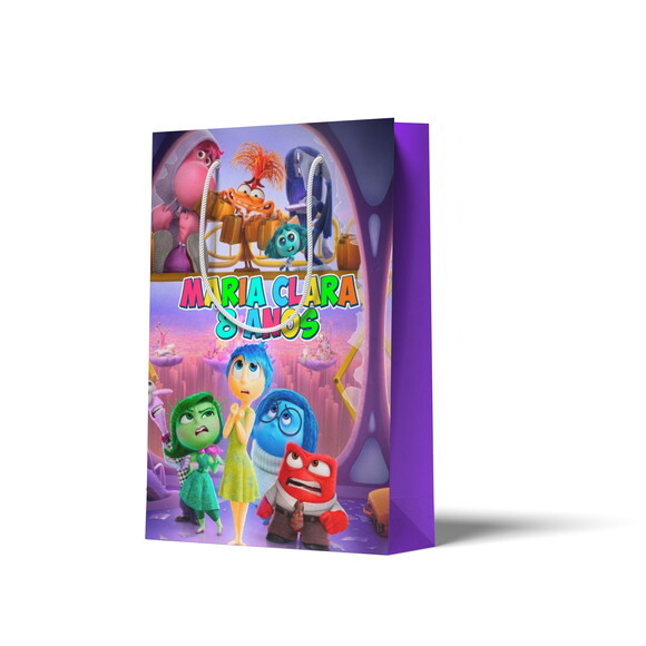 Sacolinha Personalizada P Divertidamente | Lembrancinha Festa Inf