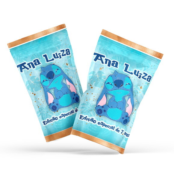Saquinho Metalizado Personalizado Saquinho Zip Lock Stitch | G 12