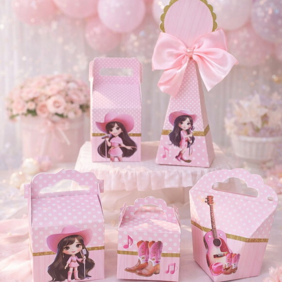Kit 40 Caixinhas Personalizadas Ana Castela | Lembrancinha Festa 