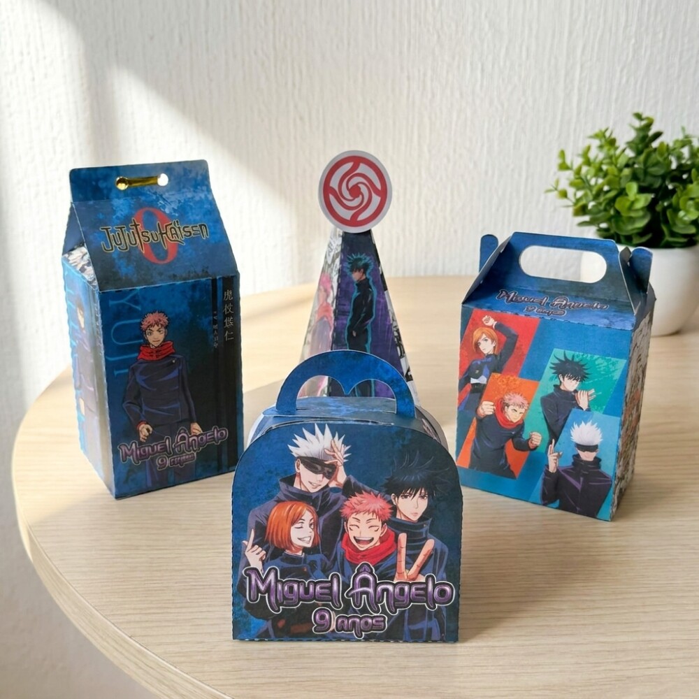 Kit Pegue e Monte Jujutsu Kaisen Caixinhas | Artesanou