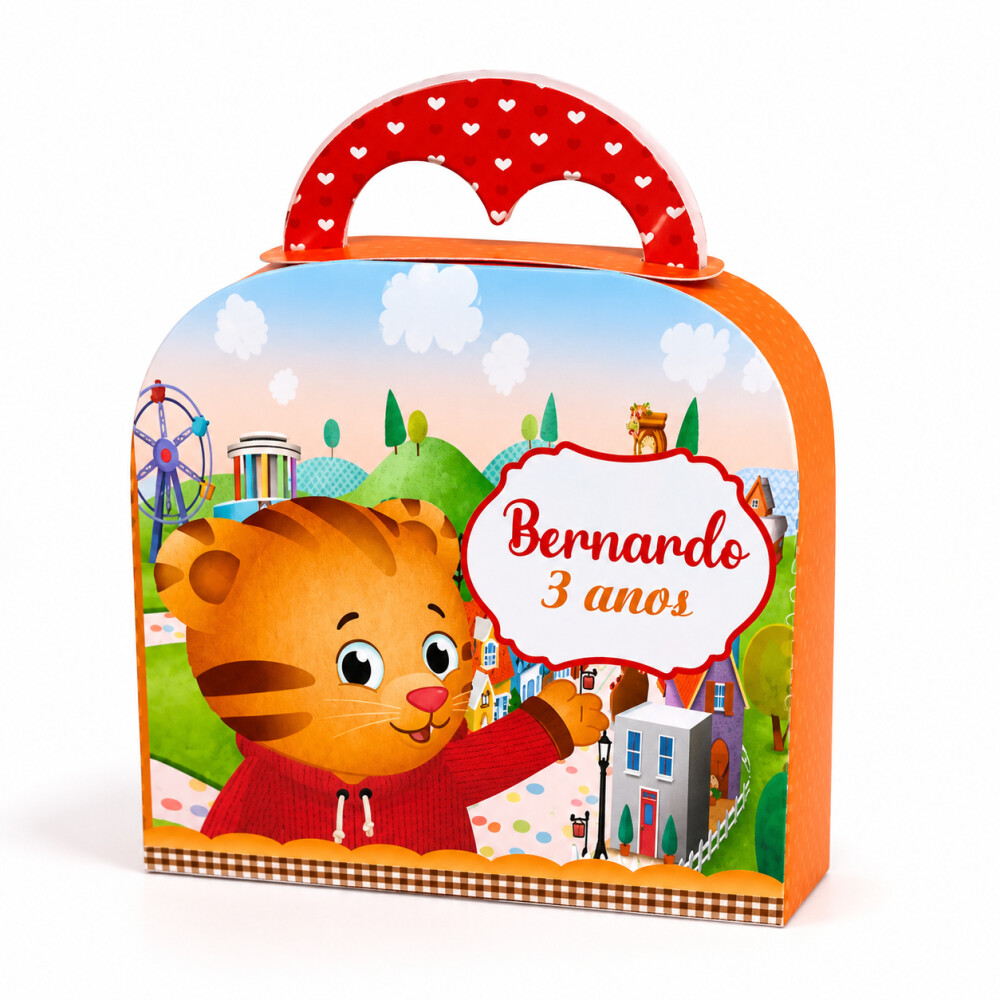 Kit Pegue e Monte Daniel Tigre Personalizado com Nome | Decoraç?