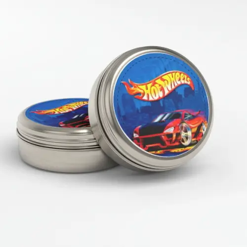 Adesivo para Latinha Hot Wheels 5x5cm