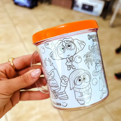 Caneca Personalizada para Colorir Acrílico 380ml