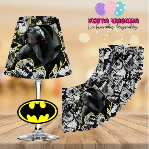 Cúpula para Abajur na Taça Batman