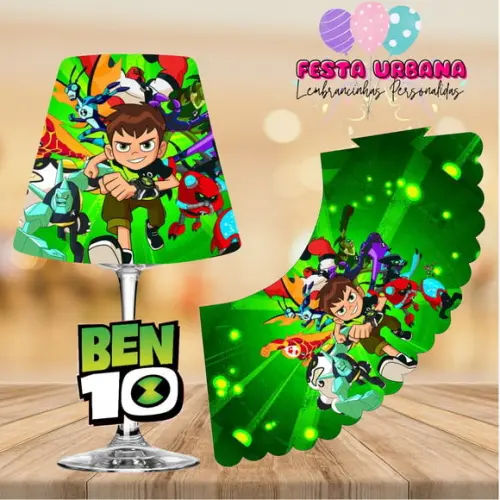 Cúpula para Abajur na Taça Ben 10