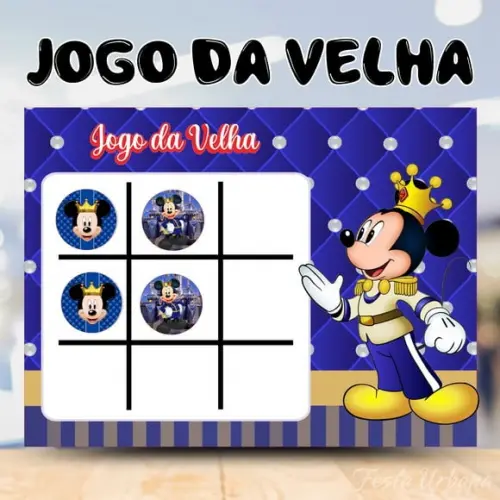 Jogo da Velha Mickey Realeza