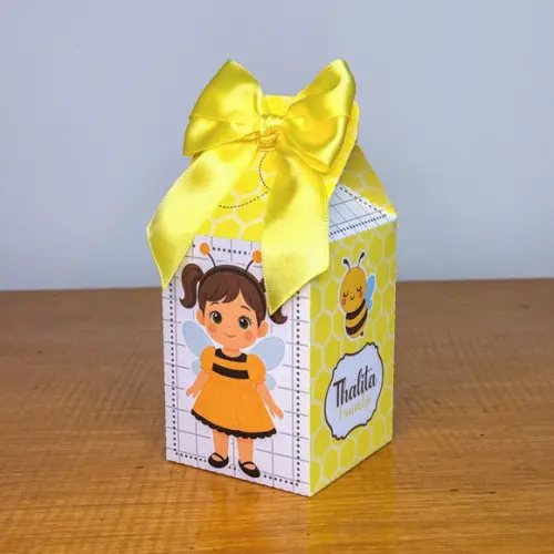 Kit 20 Lembrancinhas Personalizadas Abelhinha