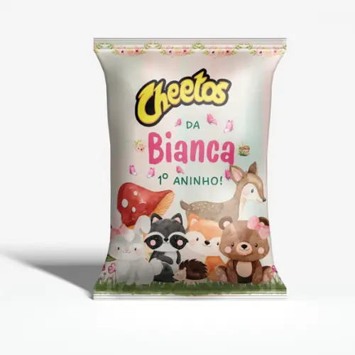 Kit 35 Cheetos Personalizado Salgadinho Personalizados