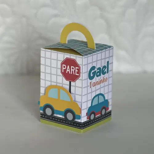 Kit 40 Caixinhas Carrinho Lembrancinhas Personalizadas