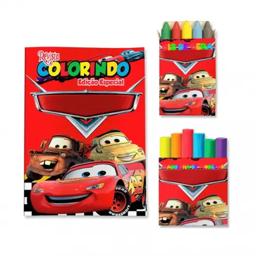 Kit Colorir com Massinha Carros
