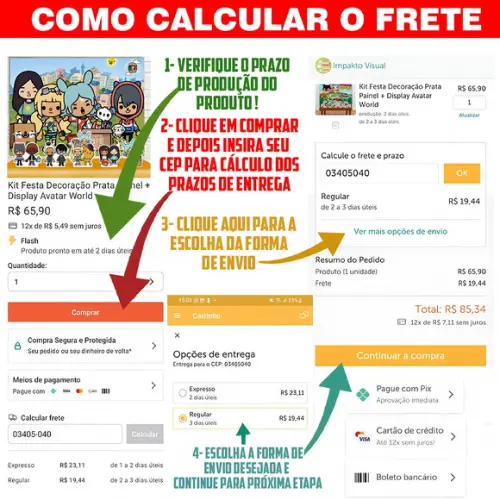 Kit Colorir com Massinha e Sacola Fundo do Mar