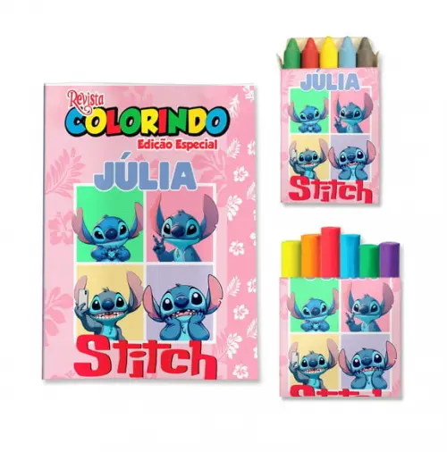 Kit Colorir com Massinha Stitch