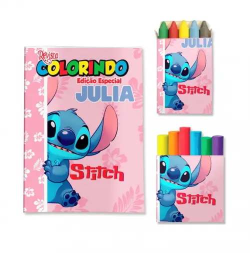 Kit Colorir com Massinha Stitch