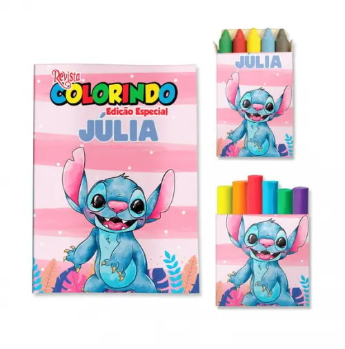 Kit Colorir com Massinha Stitch