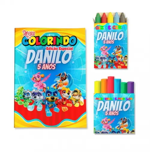Kit Colorir com Massinha Super Filhotes