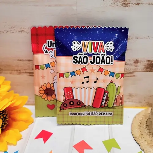 Pipoca Personalizada Festa Junina Arraiá Aniversario