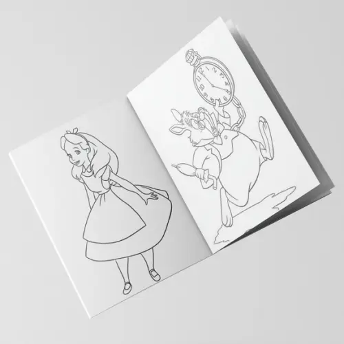 Revistinha para Colorir Alice no País das Maravilhas 14x10