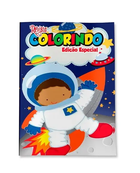Revistinha para Colorir Astronauta 14x10