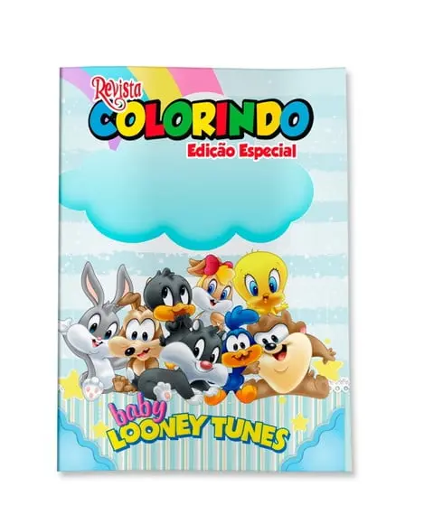 Revistinha para Colorir Baby Looney Tunes 14x10