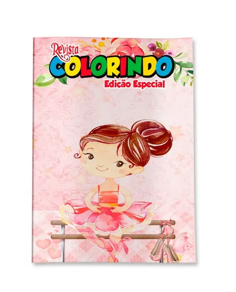 Revistinha para Colorir Bailarina 14x10