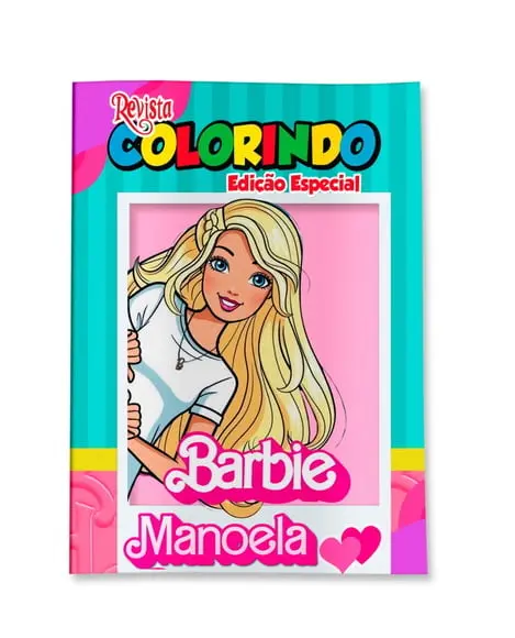 Revistinha para Colorir Barbie 14x10