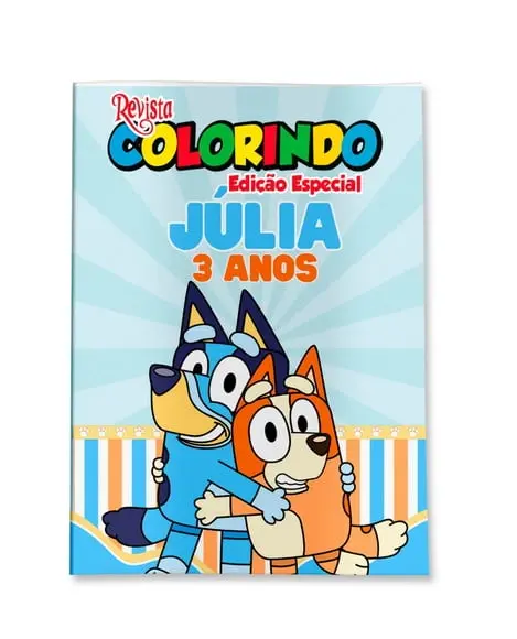 Revistinha para Colorir Bluey 14x10