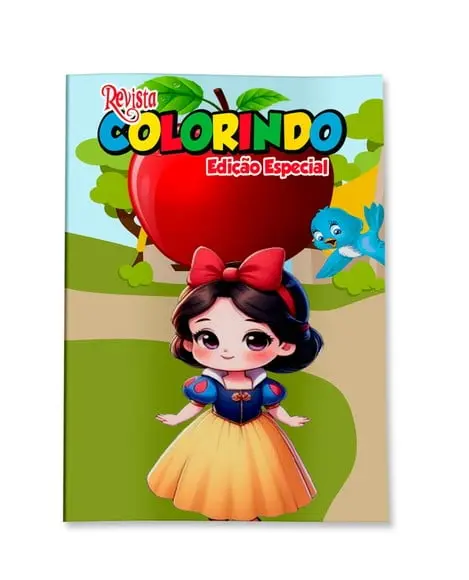 Revistinha para Colorir Branca de Neve 14x10