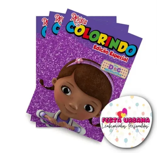 Revistinha para Colorir Doutora Brinquedos 14x10