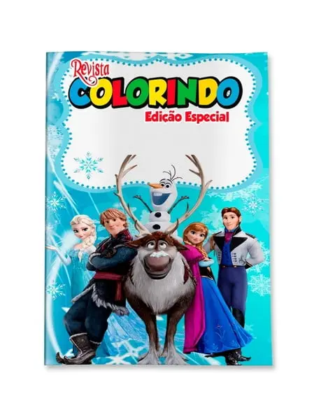 Revistinha para Colorir Frozen 14x10