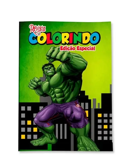 Revistinha para Colorir Hulk 14x10