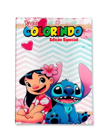 Revistinha para Colorir Lilo e Stitch 14x10
