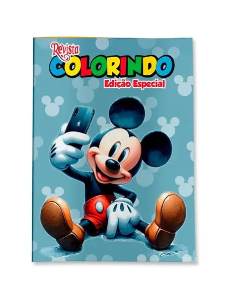 Revistinha para Colorir Mickey 14x10