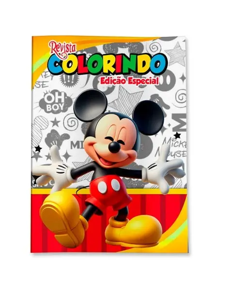 Revistinha para Colorir Mickey 14x10
