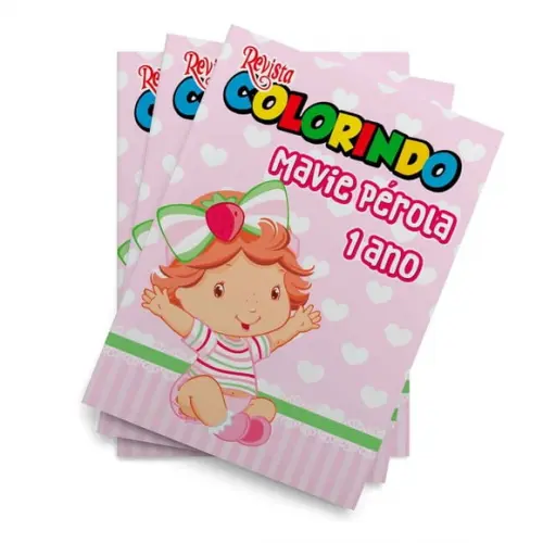 Revistinha para Colorir Moranguinho Baby 14x10