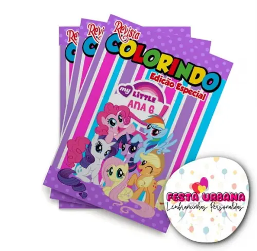 Revistinha para Colorir My Little Pony 14x10