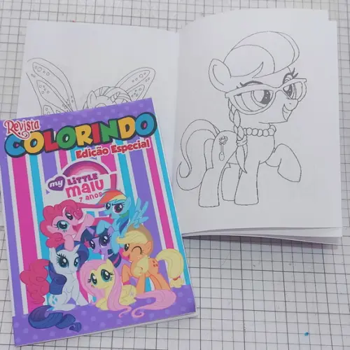Revistinha para Colorir My Little Pony 14x10