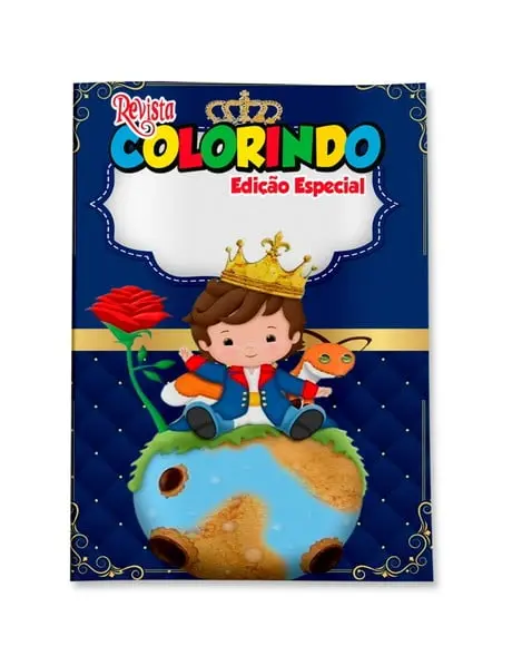 Revistinha para Colorir Pequeno Príncipe 14x10