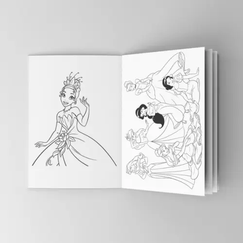 Revistinha para Colorir Princesas 14x10cm