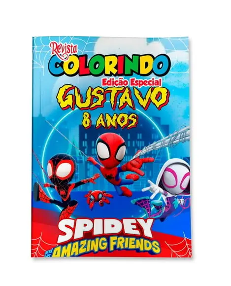 Revistinha para Colorir Spidey e Seus Amigos 14x10