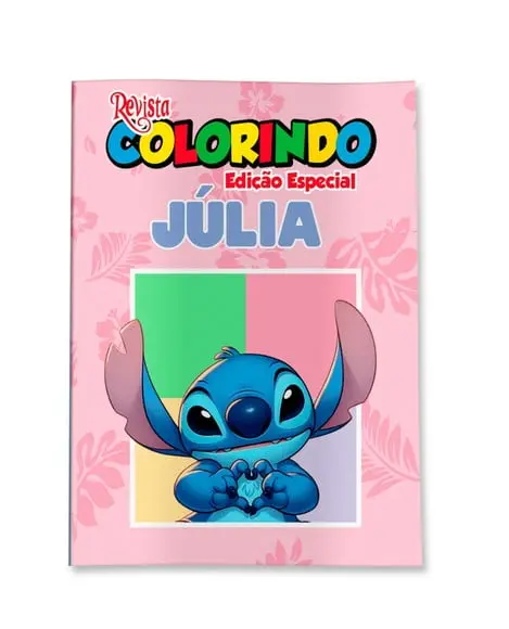 Revistinha para Colorir Stitch 14x10
